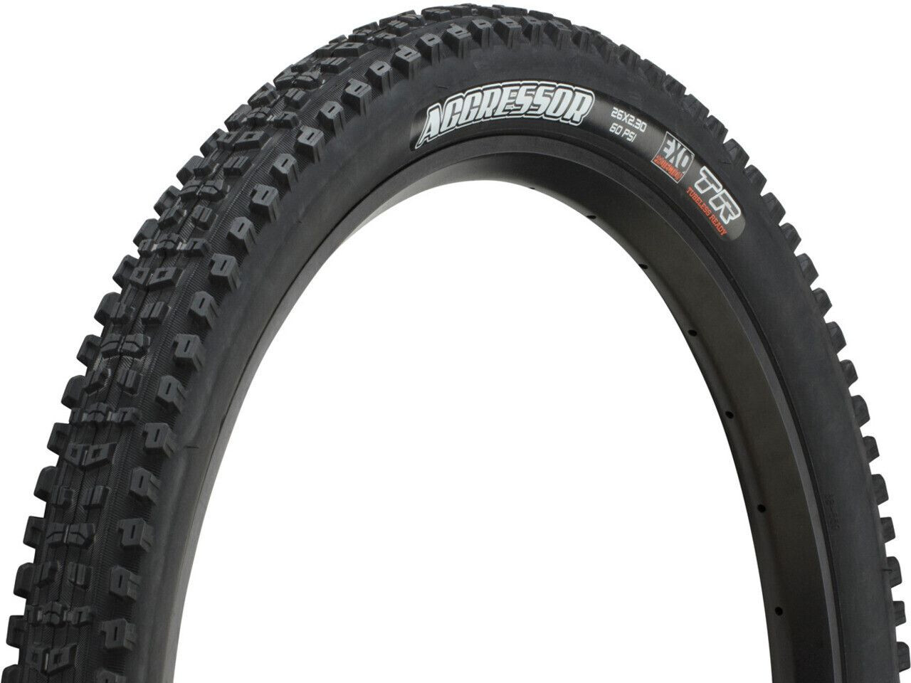 Maxxis Mtb Aggressor Exo/tr 60 Tpi 26 26 x 2.30 Black