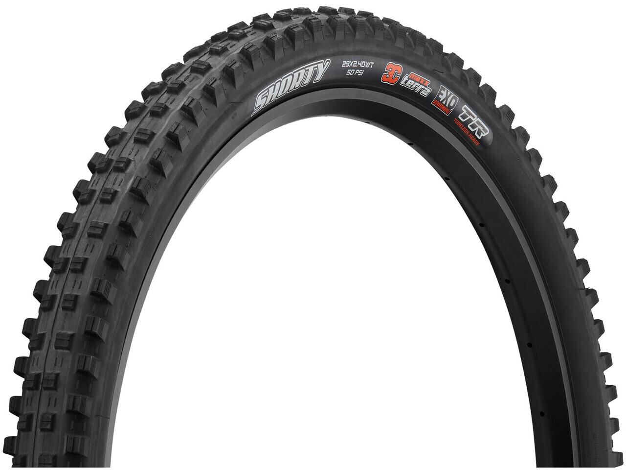 Maxxis Shorty 3ct/exo/tr 60 Tpi 29 Tubeless 29 x 2.40 Black