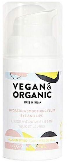 Vegan & Organic Fluide hydratant lissant yeux et lèvres (30 ml)