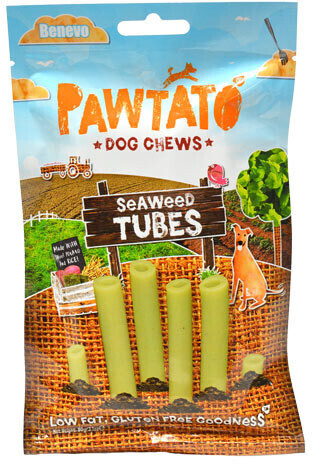 Benevo Pawtato Seaweed Tubes 90g