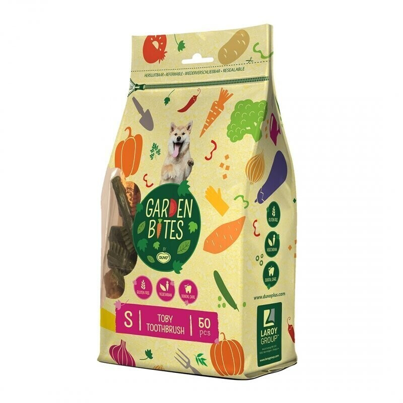 Duvo+ Garden Bites Toby Toothbrush S 5cm 50 pcs 500g