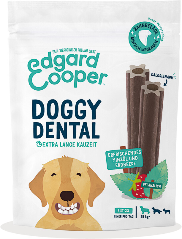 Edgard & Cooper Doggy Dental Strawberry Mint L 7 pcs