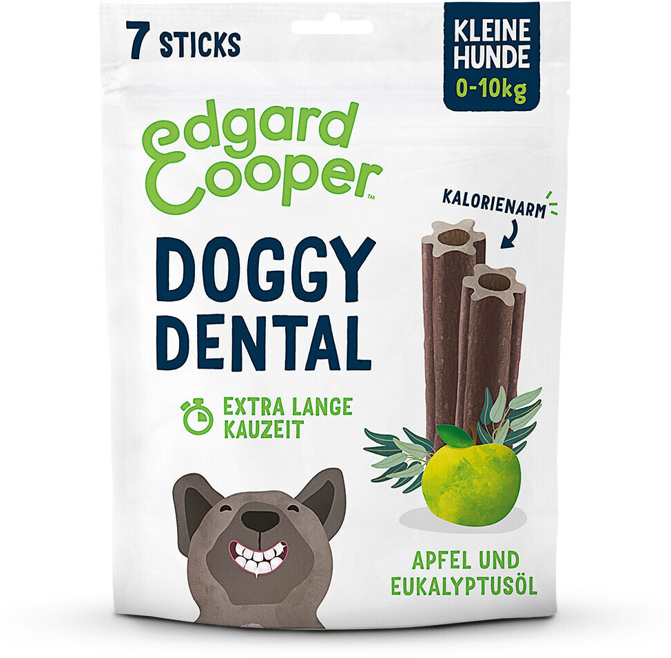 Edgard & Cooper Doggy Dental Apple & Eukalyptus S 7 pcs 105g