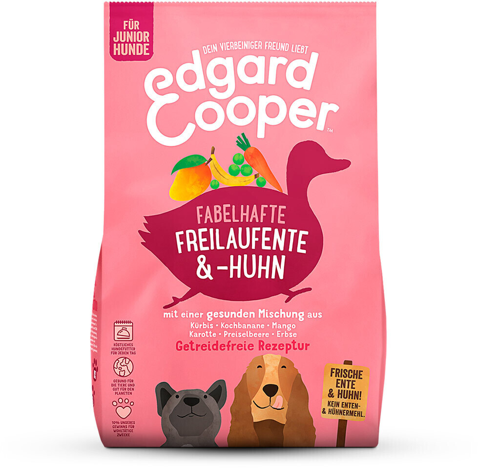Edgard & Cooper Junior Dry Dog Food Duck & Chicken