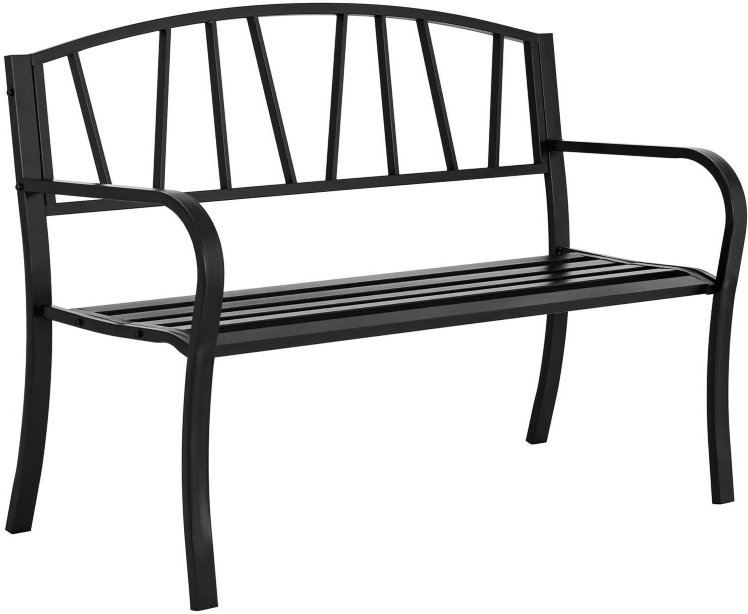Uniprodo Metal bench 125x33x84cm coated