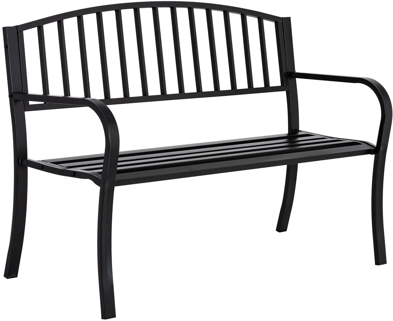 Uniprodo Metal bench 125x42x83cm