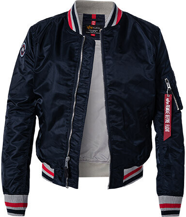 Alpha Industries Ma-1 Lw Tipped Jacket (116101) rep.blue