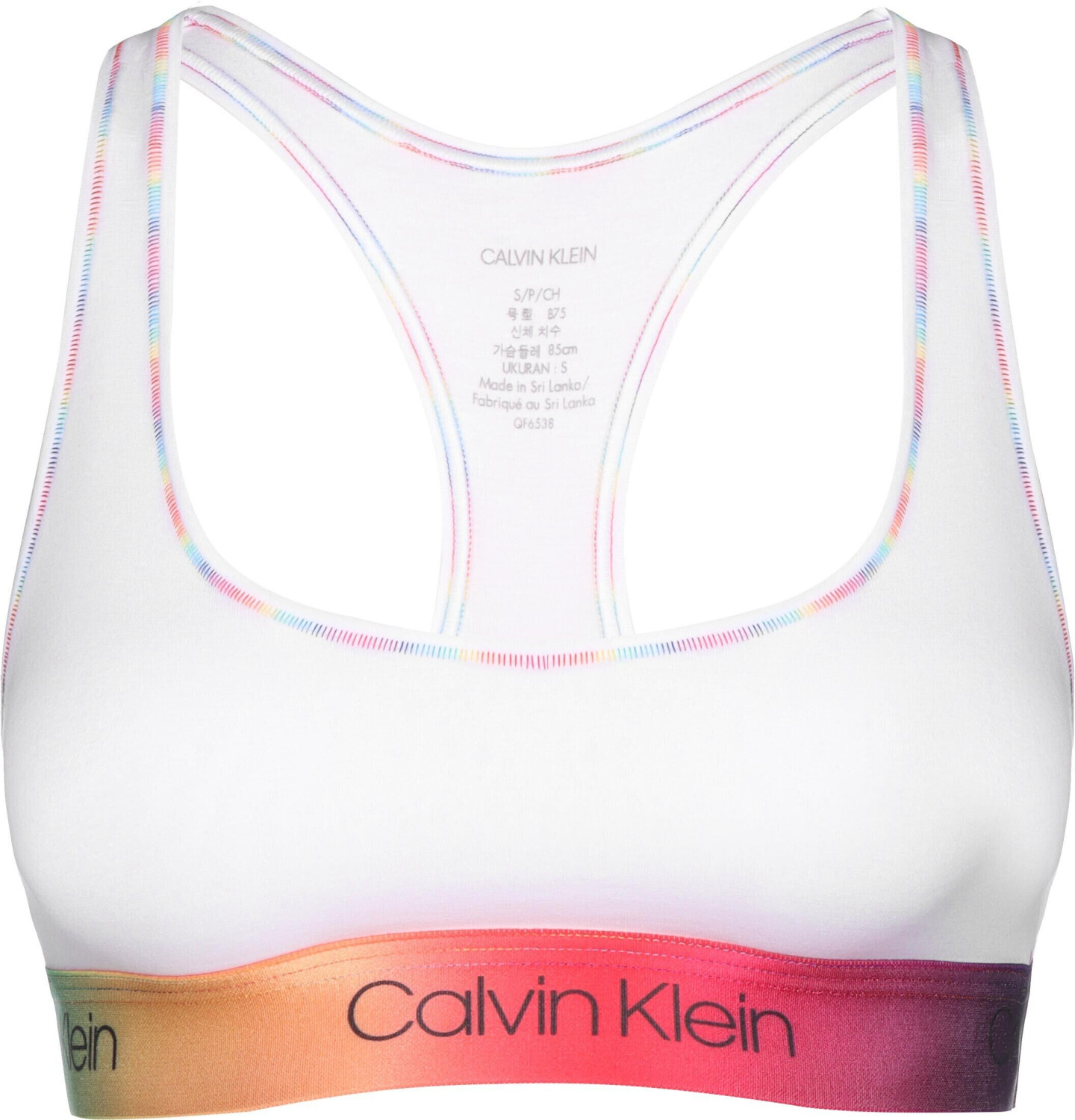 Buy Calvin Klein Bralette – Pride white from £20.00 (Today) – Best ...