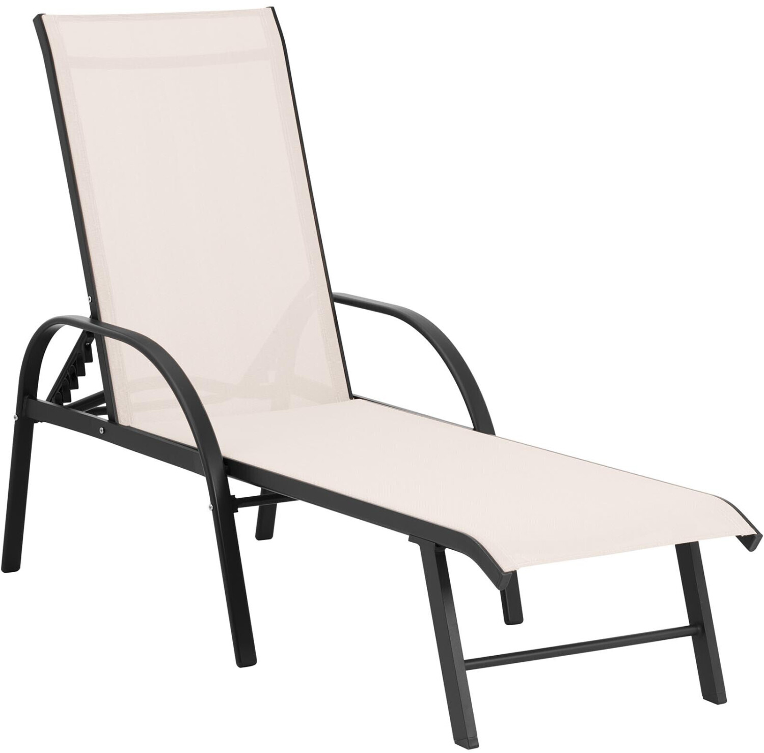 Uniprodo Sun lounger 197x61x196cm beige