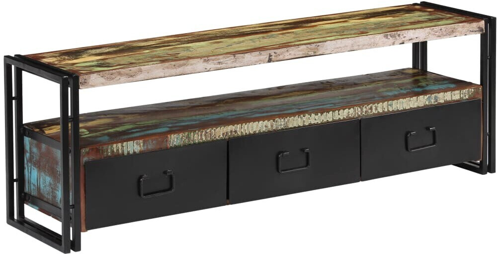 Photos - Mount/Stand VidaXL TV Stand Colored Reclaimed Wood 120x30x40cm 