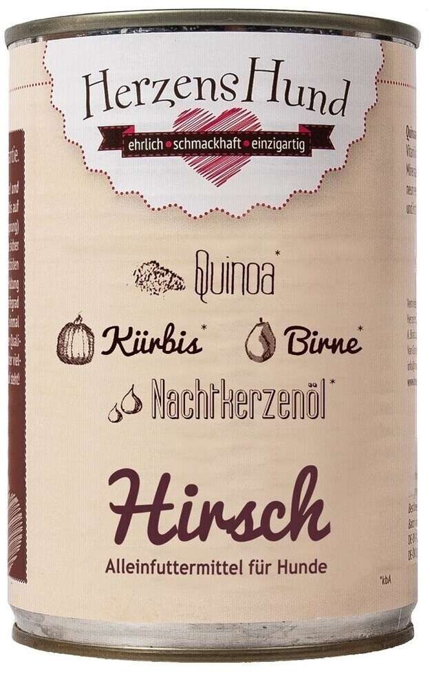 HerzensHund Game Meat & Organic Vegetable - not zertified