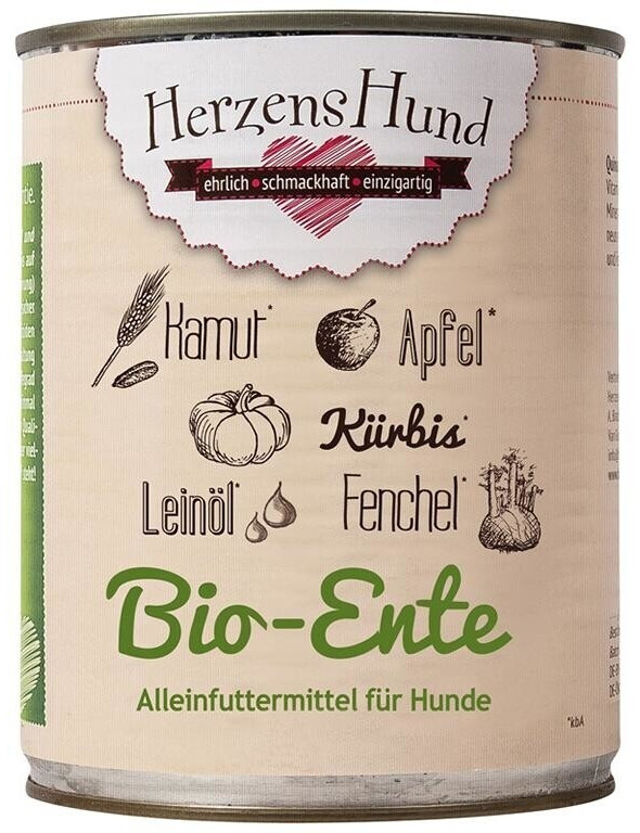 HerzensHund Organic Duck & Organic Vegetables