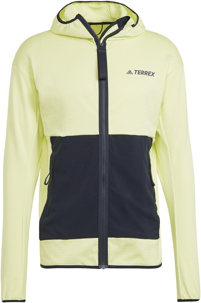 Buy Adidas Terrex Tech Fleece Lite Hooded pulse yellow/legend ink from Â£43.99 (Today) â Best 