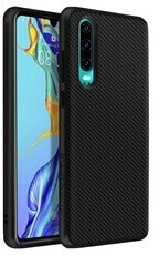 Rhinoshield Coque Huawei P30 effet carbone bi-matière antichoc solidsuit noir