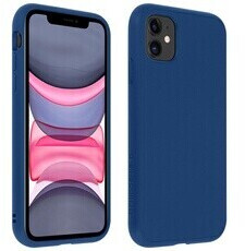 Rhinoshield Coque Apple iPhone 11 flexible antichoc soft touch solidsuit bleu