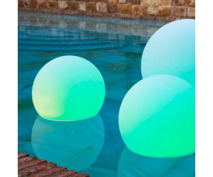 Newgarden - Boule lumineuse extérieure Buly 30 cm Recharge solaire +  flottant - Luminaires extérieur - Achat & prix