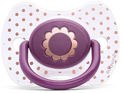 Suavinex Violet Flower Flower Baby Dummy 4-18m