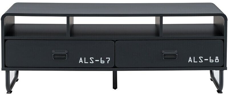 Alsapan Meuble TV style industriel 120 x 45 x 39 cm