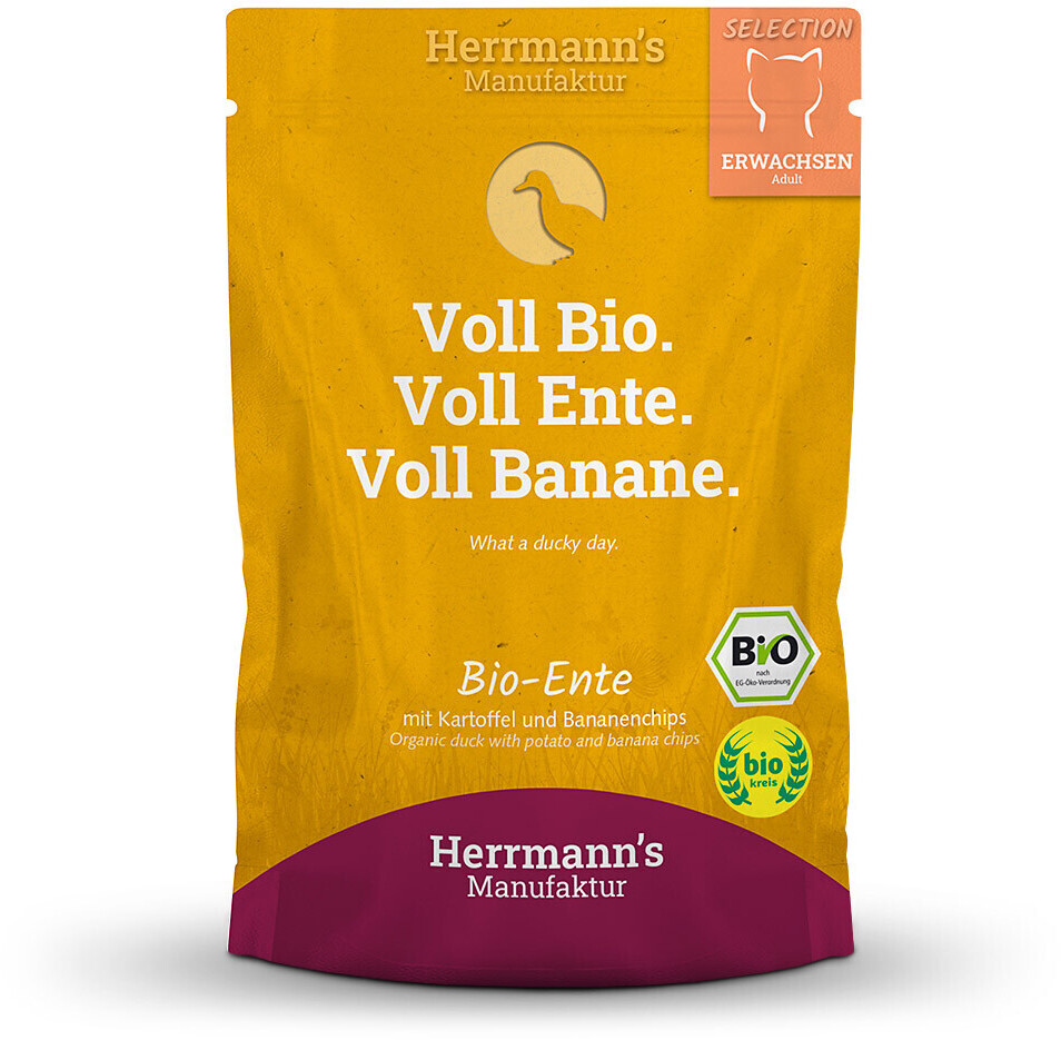 Herrmann's Organic Duck with Potota & Banana Chips 100g