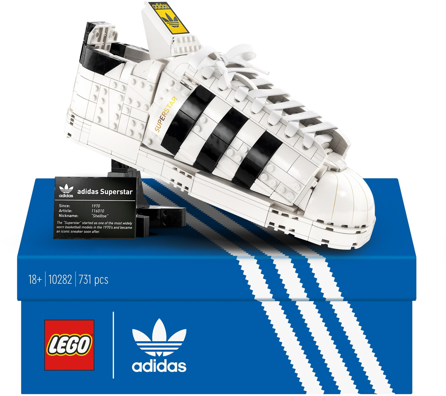 Soldes LEGO Creator Expert - adidas Originals Superstar (10282