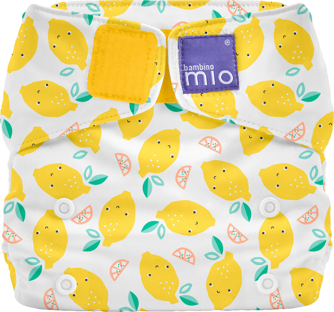 Bambino Mio miosolo all-in-one cloth diaper lemon drop