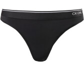 Calvin Klein 000qf5743e Ck One Cotton Thong Nylon in Black