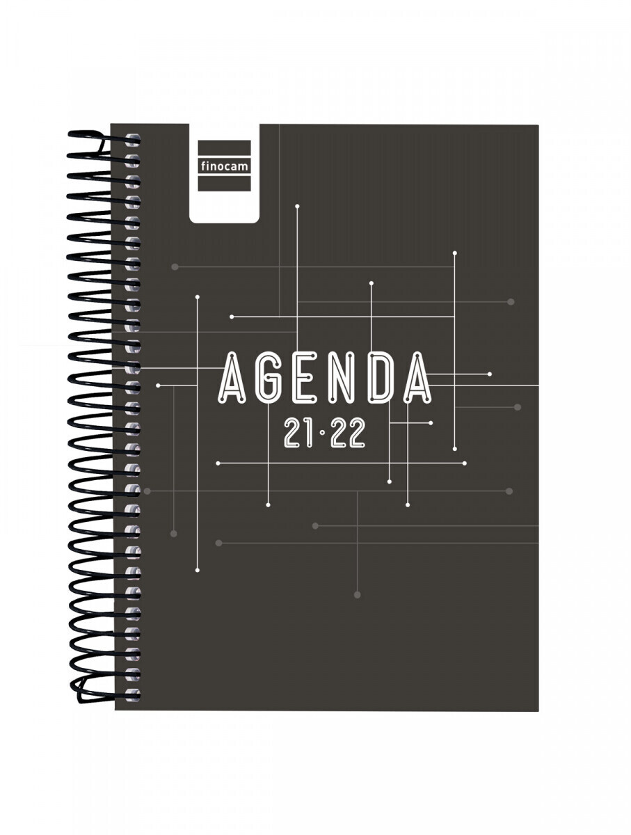 Finocam School Calendar 2021-22 Cool 8º D/P Black