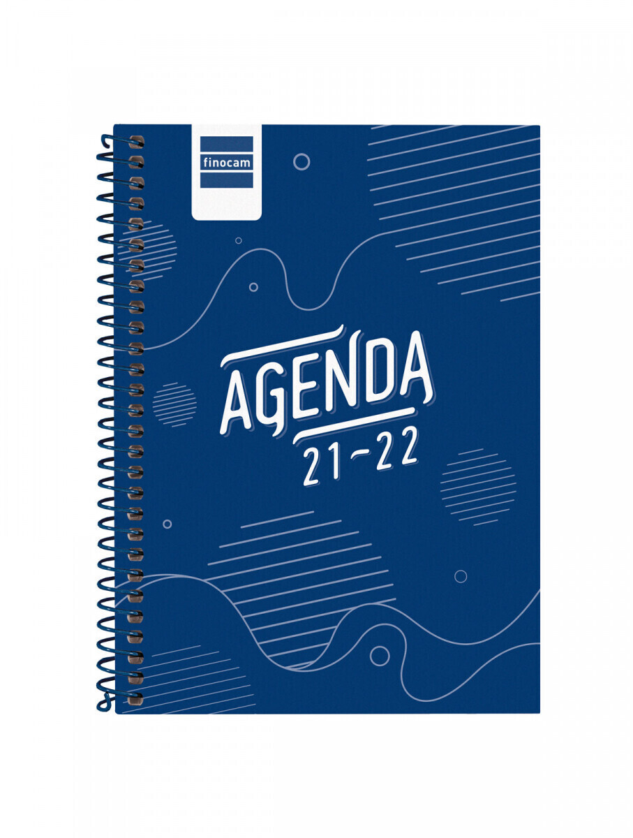 Finocam School Calendar 2021-22 Cool 8º W/2P Catalan Blue