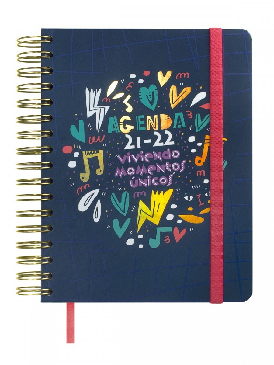 Finocam Agenda 16 Months 2021-22 Vitae Blue