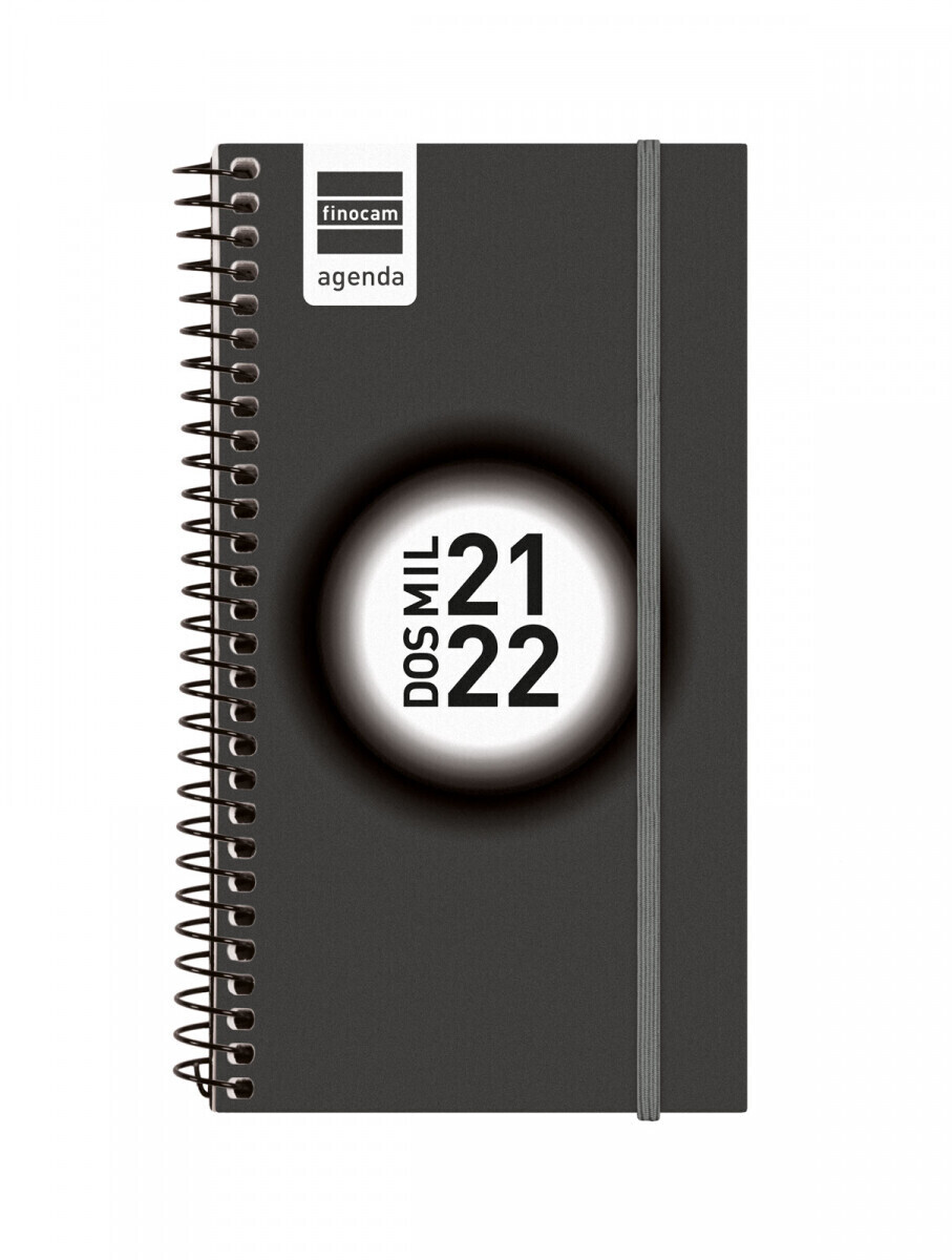 Finocam School Calendar 2021-22 Espir Label E9 W/2P Catalan Black