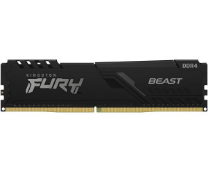 Kingston FURY Beast Kit 8 Go deux barrettes DDR4-3200 CL16 (KF432C16BBK2/8)  au meilleur prix sur