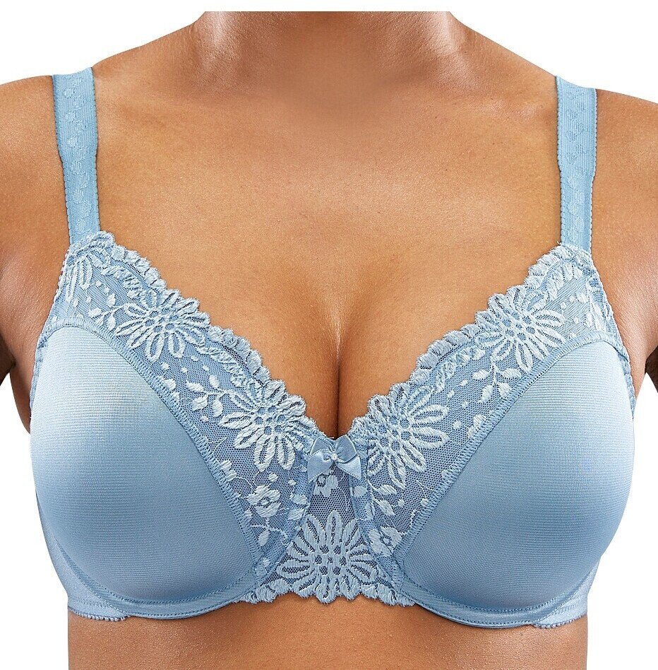 Buy Triumph Ladyform Soft Minimizer bra faded denim from £23.95 (Today) –  Best Deals on