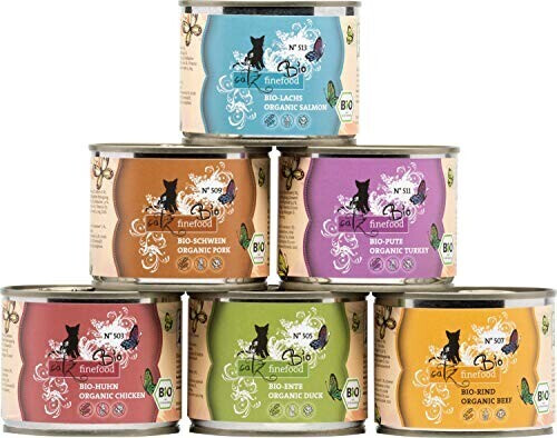catz finefood Organic Multipack 6x200g