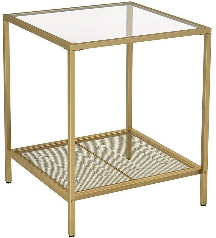Vasagle Table d'appoint doré (LGT030A01)