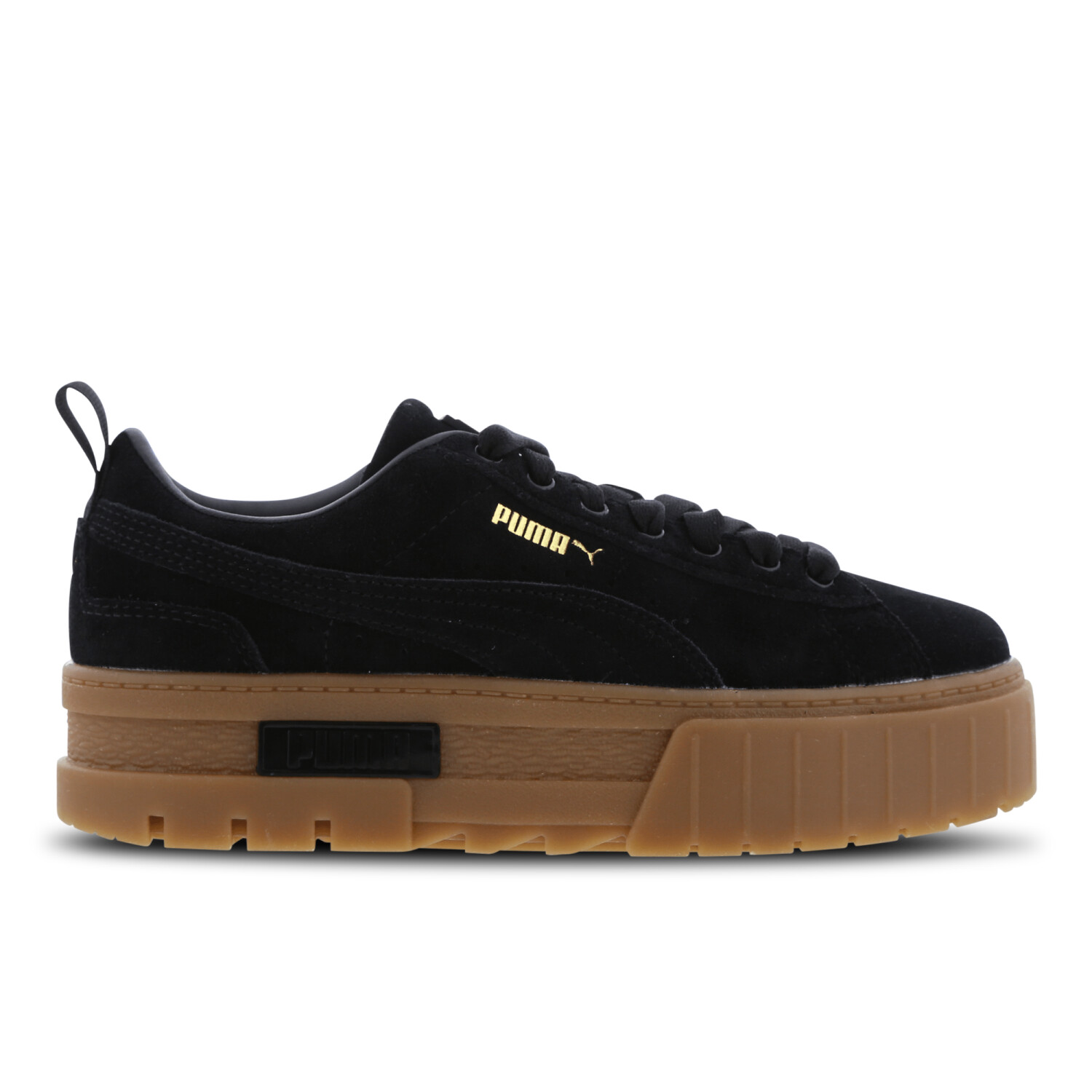 puma mayze black tan
