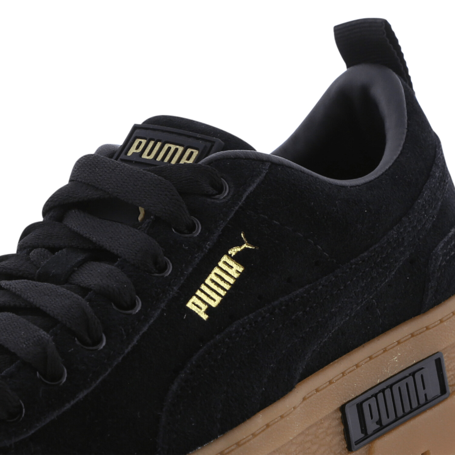 puma mayze black tan