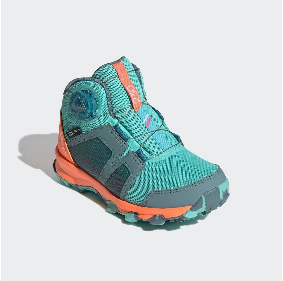 Adidas Terrex Agravic Boa Mid Rain.Rdy hazy emerald/acid mint/screaming orange au meilleur prix 