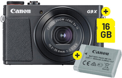 Canon PowerShot G9 X Mark II Starter Kit Black