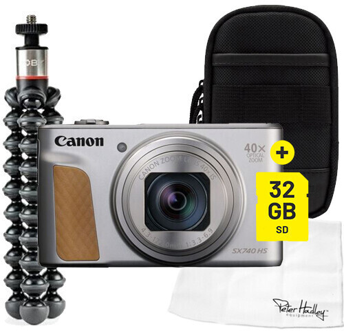 Canon PowerShot SX740 HS Starter Vlogkit Silver