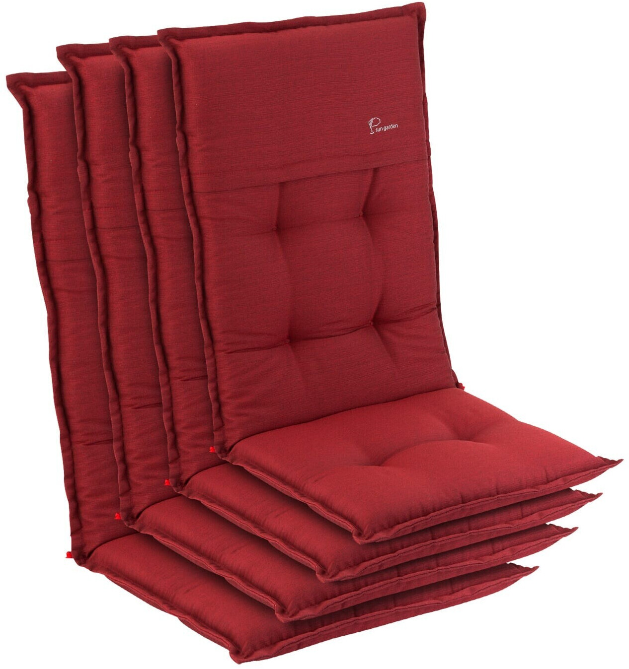 Blumfeldt Coburg 53x117x9cm 4 pieces red