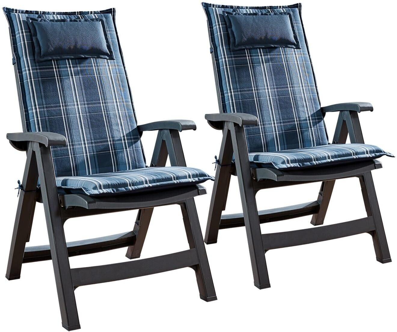 Blumfeldt Donau 50x120x6cm 2 pieces blue