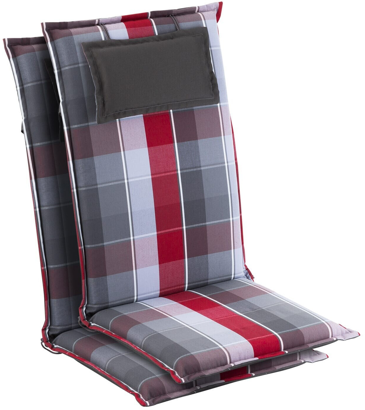 Blumfeldt Donau 50x120x6cm 2 pieces red