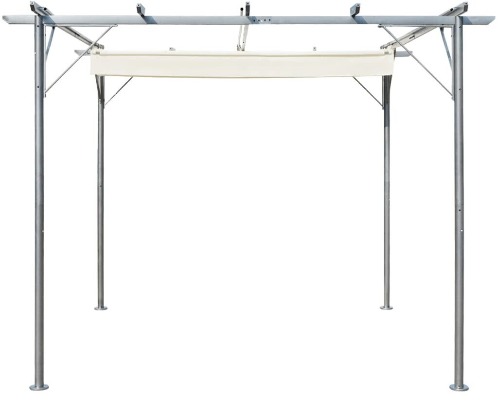 vidaXL Pergola with retractable Roof 300 x 300 cm (49325)