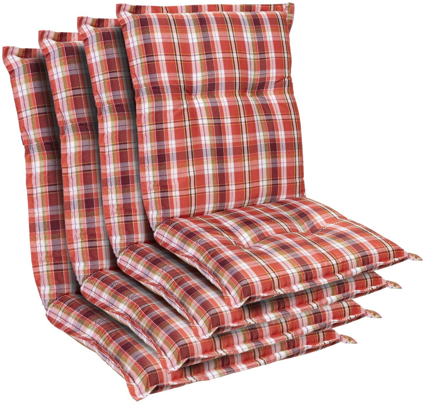 Blumfeldt Prato 50x100x8cm 4 pieces red/white