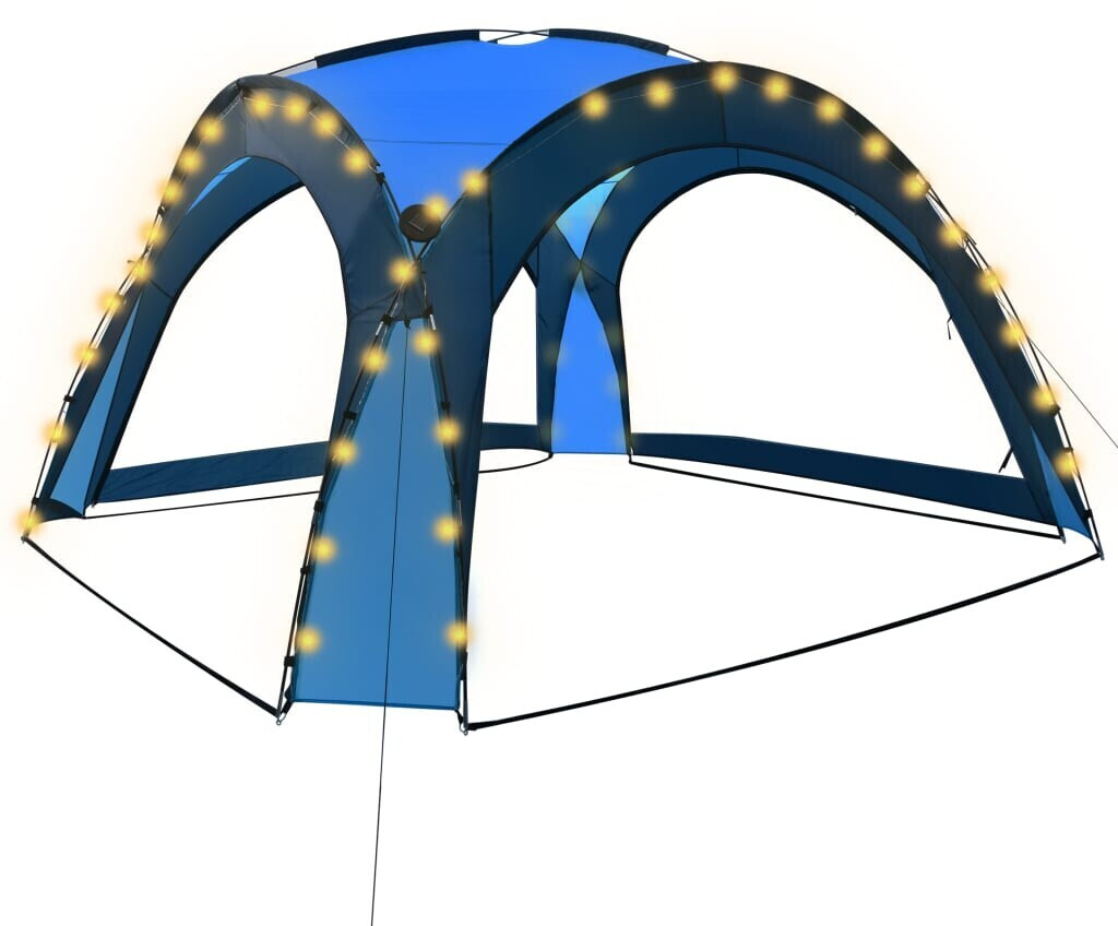 vidaXL Marquee with LEDs and Side Walls 360 x 360 cm (92236)