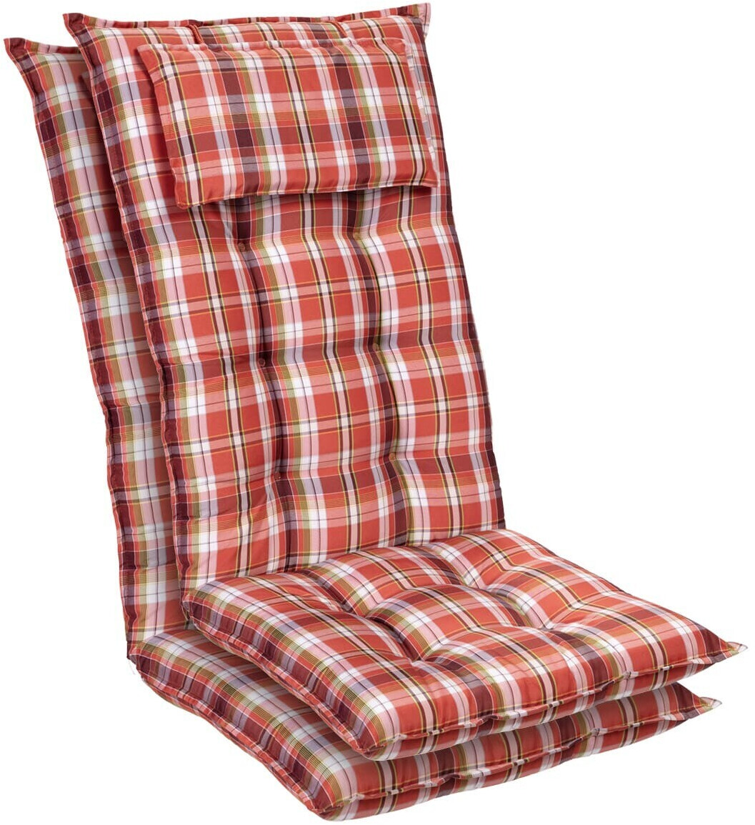 Blumfeldt Sylt 50x120x9cm 2 pieces red/white