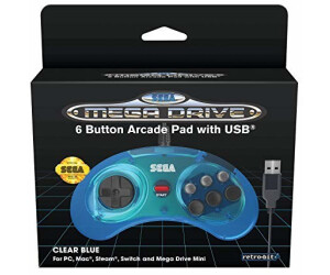 Retro bit on sale mega drive controller