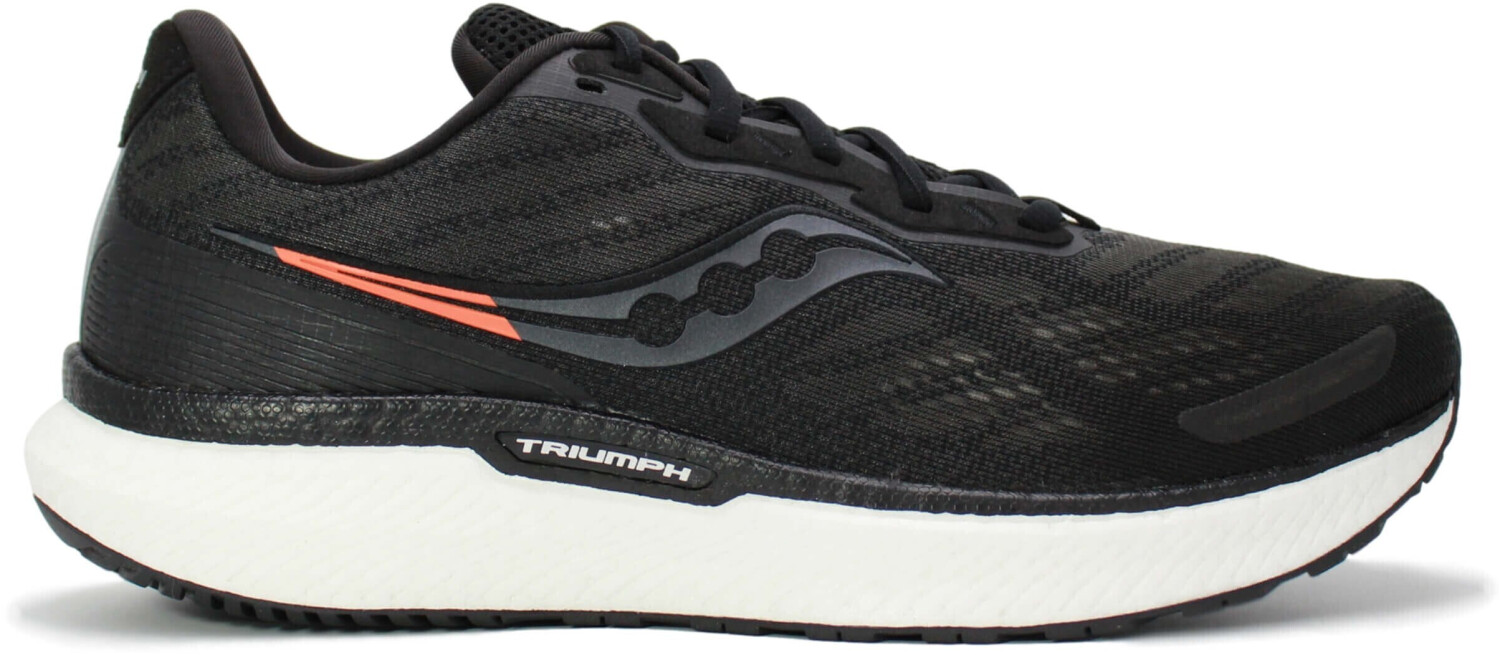 Saucony Triumph 19 black white a 110 00 oggi Migliori prezzi