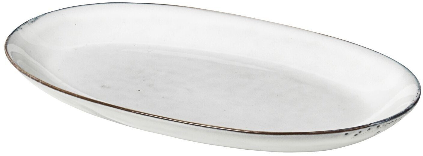 Broste Copenhagen Nordic Sand serving plate oval (30 x 17 cm)