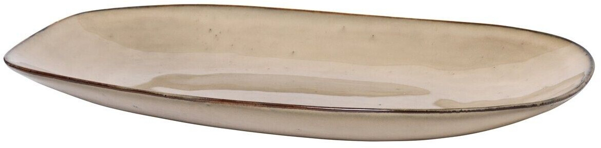 Broste Copenhagen Larni plate (19 x 32,5 cm) beige